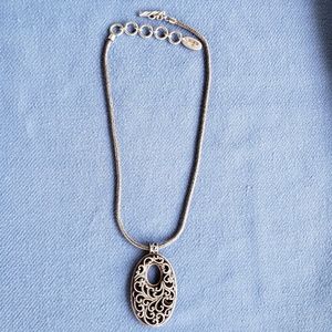 Lois Hill Sterling Silver necklace 16"-18" long